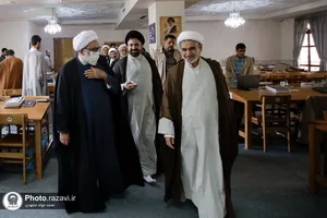 حضور تولیت آستان قدس رضوی در مدرسه علمیه سلیمانیه مشهد