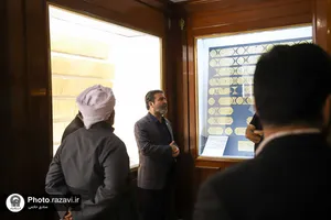 تشرف جمعی از موکب داران اهل سنت آذربایجان غربی به حرم مطهر رضوی