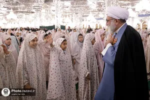 جشن تکلیف دوهزار نفری دختران مشهدی-1