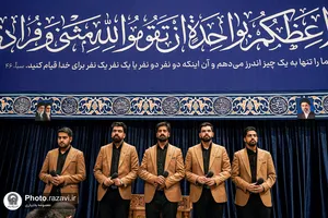 محفل تلاوت قرآن در &laquo;حسینیه ایران&raquo;