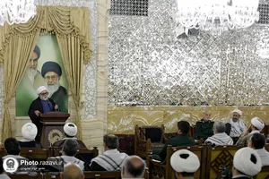 دیدار فرماندهان نواحی و حوز&zwnj;ه&zwnj;های بسیج با تولیت آستان قدس رضوی