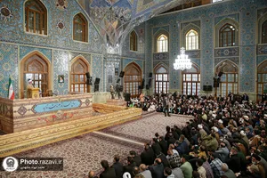سخنرانی نوروزی رهبر معظم انقلاب در حرم مطهر رضوی