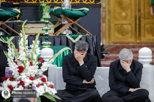 آیین اذن عزای ماه محرم در حرم مطهر رضوی-2