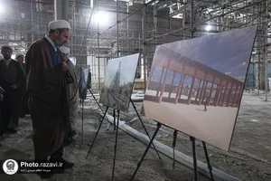 بازدید مدیران حوزه نمایندگی ولی&zwnj;فقیه در وزارت جهاد کشاورزی از بخش&zwnj;های مختلف حرم امام رضا علیه&zwnj;السلام