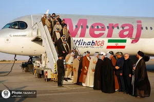 استقبال از شیوخ عشایر عراق در فرودگاه شهید هاشمی&zwnj;نژاد مشهد - 1