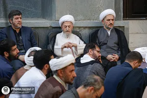 افتتاحیه چهارمین اعتکاف علمی طلاب در حرم مطهر رضوی