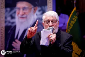 غبارروبی مزار شهدای مدفون در حرم مطهر رضوی