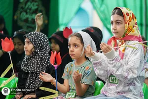 چهارمین گردهمایی &laquo;کودکان عاشورایی&raquo; در حرم مطهر رضوی