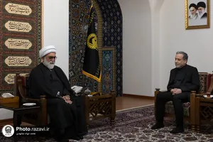 دیدار وزرای امور خارجه و راه و شهرسازی با تولیت آستان قدس رضوی