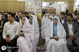 دیدار ۱۱۴ زوج دانشجوی دانشگاه&zwnj;های مشهد با تولیت آستان قدس رضوی