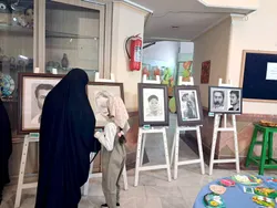 نمایشگاه «نقش اول»؛ نمودی از یادگیری‌های هنری در مجتمع فرهنگی هنری امام خمینی (ره) خواجه ربیع