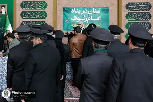 حضور خدام حرم مطهر رضوی در ویژه برنامه لبنان در پناه امام رئوف