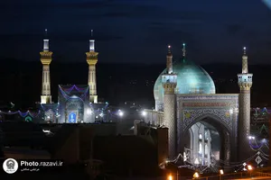 آیین نقاره&zwnj;نوازی شب میلاد امام رضا(علیه&zwnj;السلام) در حرم مطهر رضوی