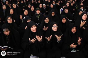 مراسم شب قدر ویژه ناشنوایان در حرم مطهر رضوی