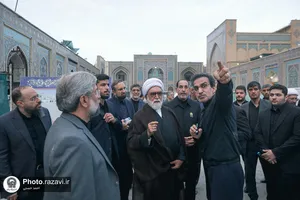بازدید تولیت آستان قدس رضوی از پروژه رواق زیرسطحی امام حسین علیه&zwnj;السلام
