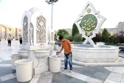 اجرای طرح تولید محتوای آموزشی فرهنگی در صحن‌های حرم مطهر رضوی