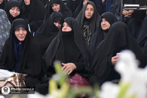 سوگواری زنان محله نوغان در سالروز شهادت امام هشتم علیه&zwnj;السلام
