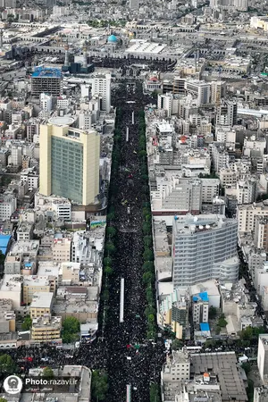 تشییع رئیس&zwnj;جمهور شهید و همراهان در مشهدالرضا&zwnj;&zwnj;علیه السلام -1