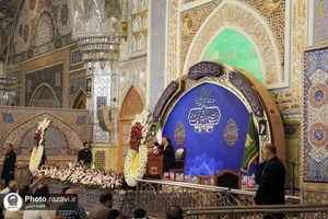 حرم مطهر رضوی در شب میلاد امام هادی علیه&zwnj;السلام