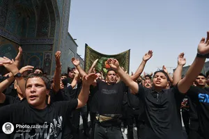 عزاداری روز شهادت امام رضا علیه&zwnj;السلام در حرم مطهر رضوی-2