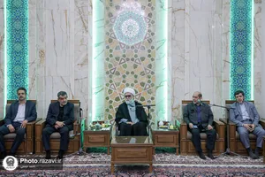 دیدار دانش&zwnj;آموزان افتخارآفرین تیم ملی المپیاد هوش مصنوعی با تولیت آستان قدس رضوی