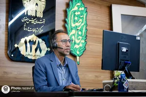 پاسخگویی تلفنی مدیر خدمات فنی و تزئینات محیطی حرم مطهر رضوی به مخاطبان سامانه ۱۳۸