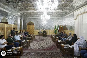دیدار عوامل فیلم صیاد با تولیت آستان قدس رضوی