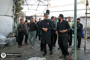 بازدید قائم مقام تولیت آستان قدس رضوی از موکب آبادانی&zwnj;ها