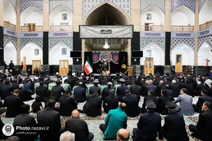 مراسم عزاداری هیئت عالم آل محمد(علیه السلام) ویژه خادمین بارگاه رضوی