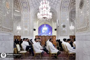 سوگند پزشکی 45 دانشجوی غیرایرانی دانشگاه شیراز در حرم مطهر امام رضا علیه السلام
