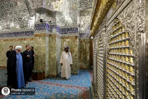تشرف تولیت آستان قدس رضوی به مسجد کوفه و سهله