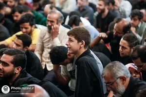 عزاداری دهه دوم محرم در حرم مطهر رضوی