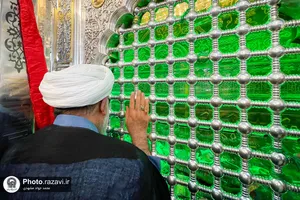 تشرف تولیت آستان قدس رضوی به حرم مطهر امیرالمومنین علیه&zwnj;السلام