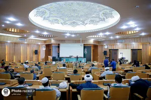 اعتکاف علمی طلاب در مدرسه تابستانی دارالعلم حرم مطهر رضوی-۲
