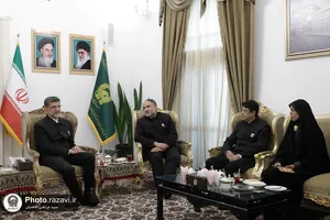 دیدار دو خیر هندی با قائم مقام تولیت آستان قدس رضوی