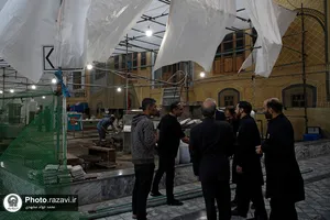 بازدید قائم مقام تولیت آستان قدس رضوی از خدمت&zwnj;رسانی مواکب اطراف حرم