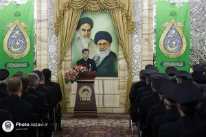 مراسم اعطای احکام خدام حرم مطهر رضوی