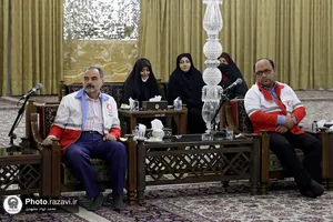 دیدار مدیران جمعیت هلال احمر کشور با تولیت آستان قدس رضوی