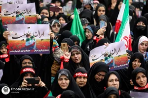 تشییع پیکر دو شهید حادثه تروریستی کرمان و شهید دفاع مقدس