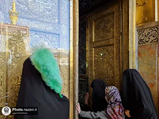 عکس با کیفیت: حال و هوای زائرین حرم مطهر رضوی
