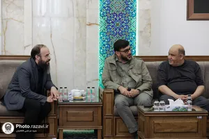 دیدار عوامل فیلم صیاد با تولیت آستان قدس رضوی