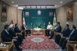 دیدار رئیس بیمارستان فوق‌تخصصی رضوی با فرمانده انتظامی استان خراسان رضوی