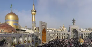 عکس با کیفیت : صحن انقلاب اسلامی حرم مطهر رضوی