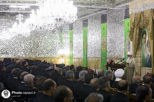 مراسم اعطای احکام خدام حرم مطهر رضوی