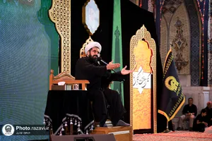 عزاداری سنتی شب سوم محرم در &laquo;حسینیه حرم&raquo;