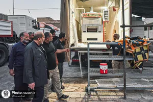 بازدید مدیرعامل بنیاد کرامت رضوی از مواکب اطراف حرم امام رضا علیه&zwnj;السلام 