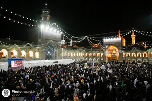 مراسم تحویل سال 1402 در حرم مطهر رضوی - 1
