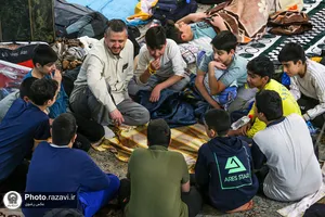 اعتکاف دانش&zwnj;آموزان پسر مدارس امام رضا(علیه&zwnj;السلام)