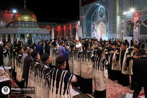 عزاداری سنتی شب ششم محرم در &laquo;حسینیه حرم&raquo;