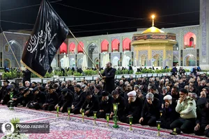 مراسم شام غریبان امام حسین(علیه&zwnj;السلام) در حرم مطهر رضوی